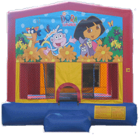 dora the explorer inflatable jumps in sebastopol