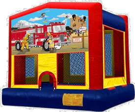 fireman party inflatable in windsor