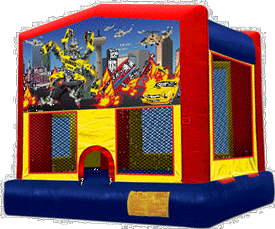 robocar bouncy house delivered to cotati