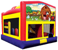 farm animals 5 in 1 farm animals jump slide obstacle