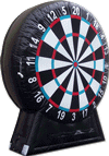 giant basketball game inflatable darts game